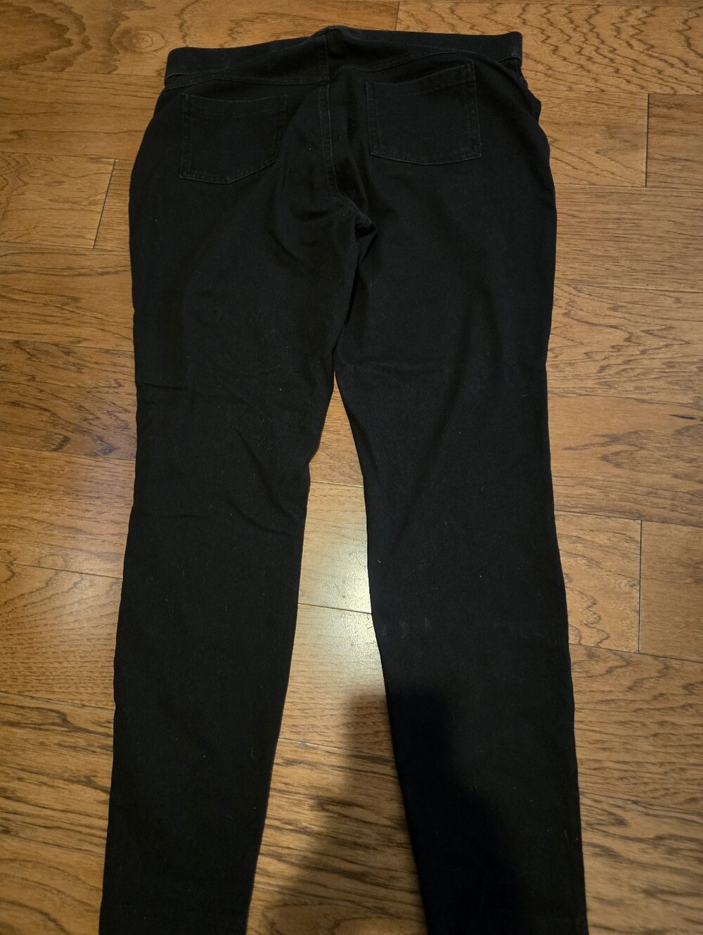 Hue Women's Black Denim Jeggings Size XL